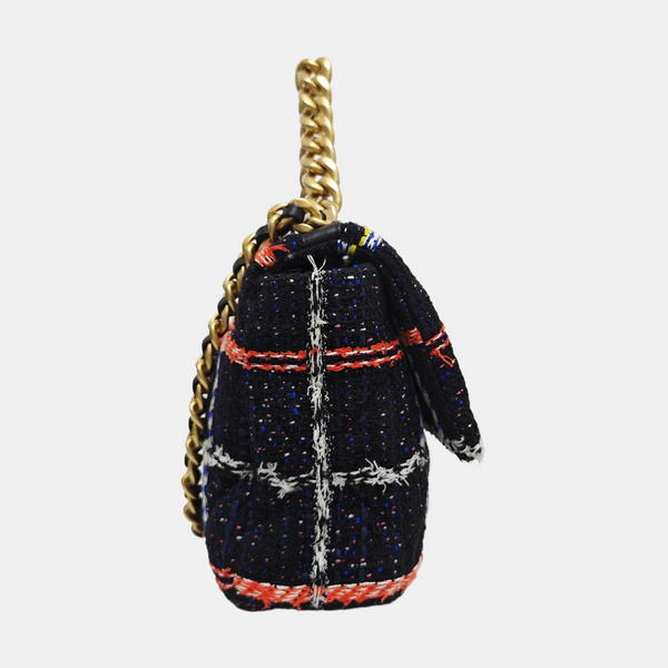 CHANEL 19 Large Quilted Wool Multicolor