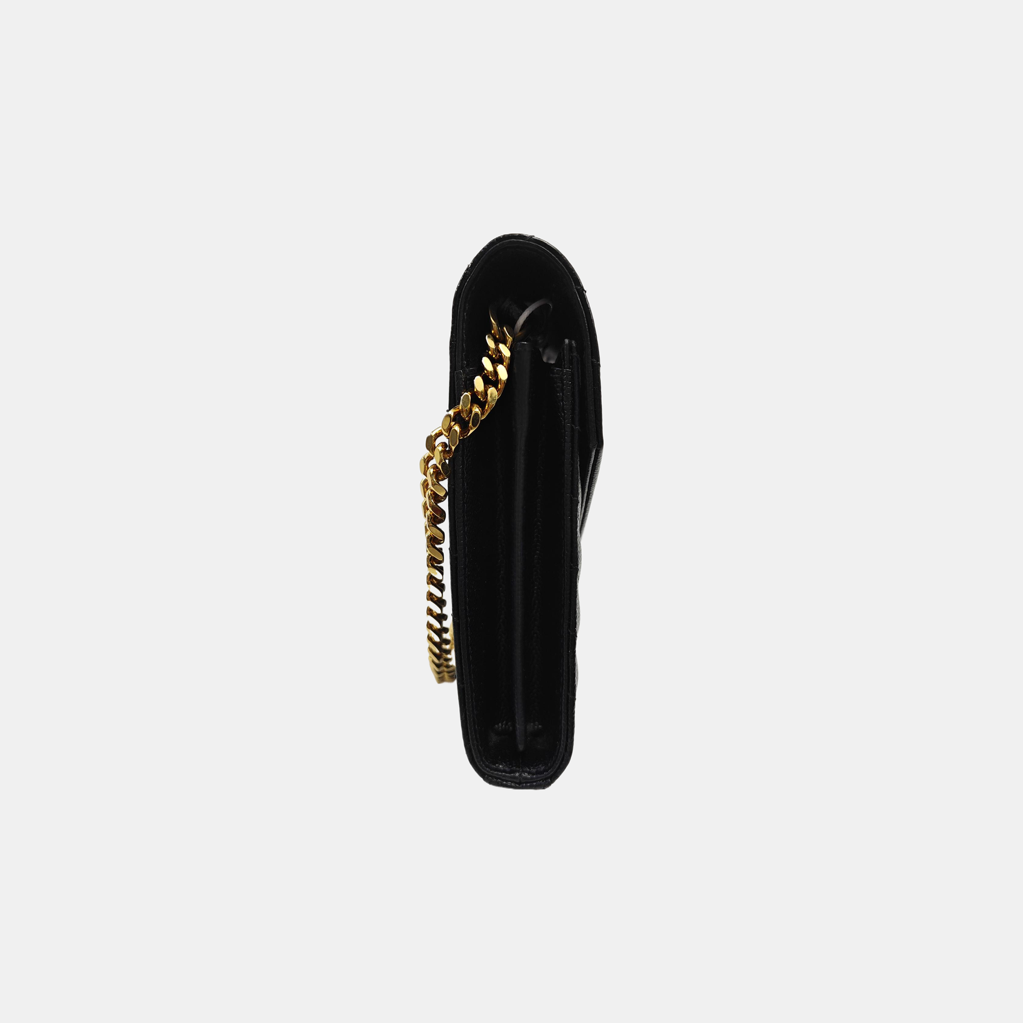 MONOGRAM Medium Chevron Calfskin Black