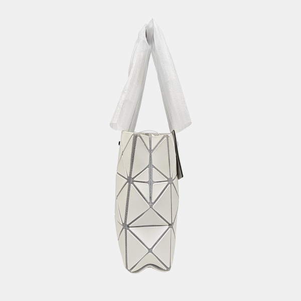 Special Material Top Handle Bag White