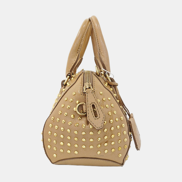 Calfskin Shoulder Bag Brown