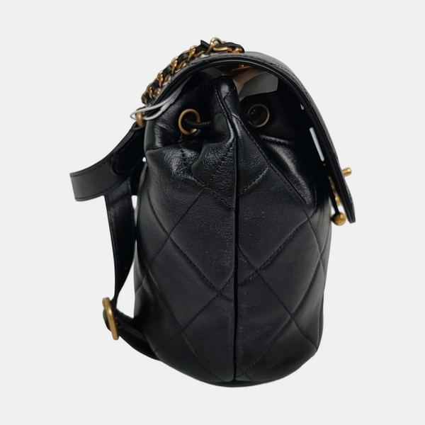 Quilted Lambskin Black