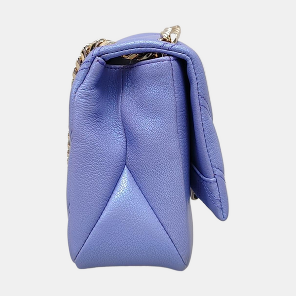 SERPENTI CABOCHON Small Quilted Lambskin Blue