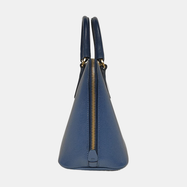Authenticated pre-owned  Promenade Saffiano Calfskin Blue - Tote Bag at Looply