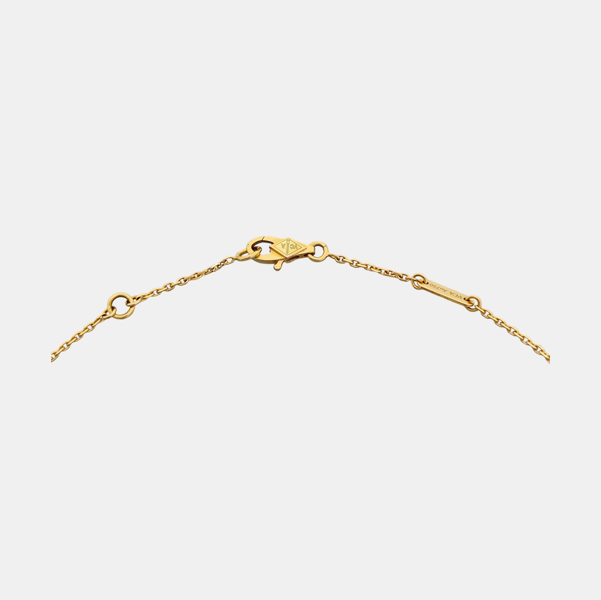 Sweet Alhambra 18k Gold Necklace
