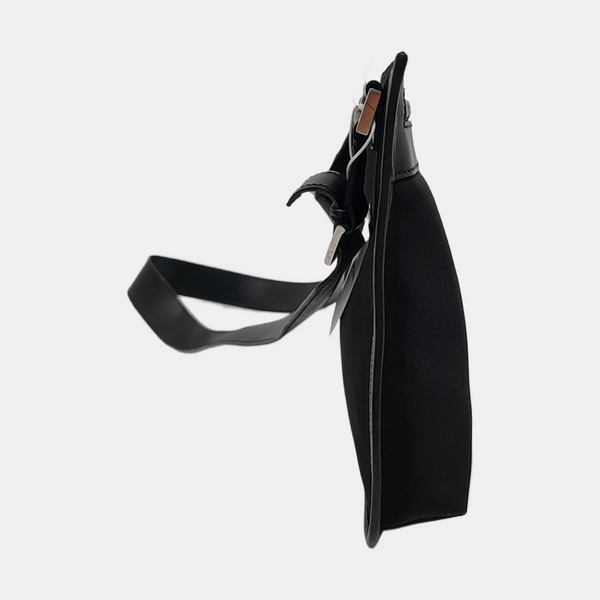 Fabric Shoulder Bag Black