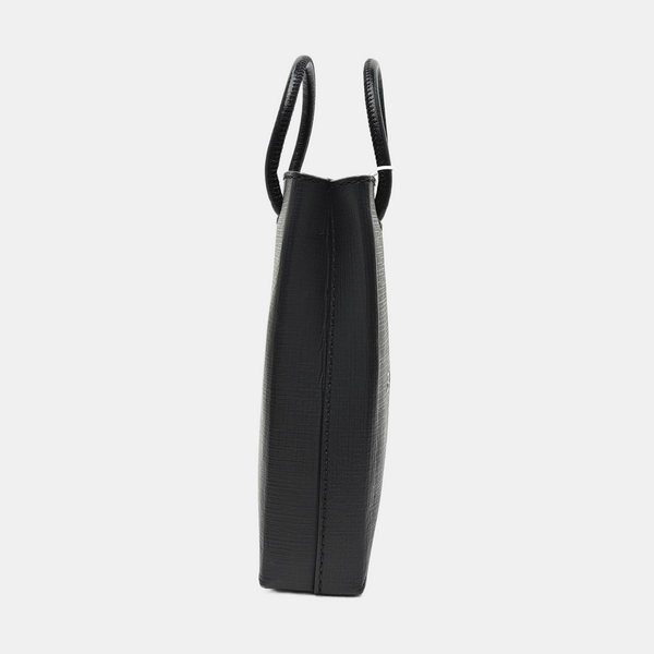 Shopping Bag Calfskin Gray