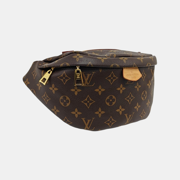 BUMBAG Monogram Coated Canvas Brown