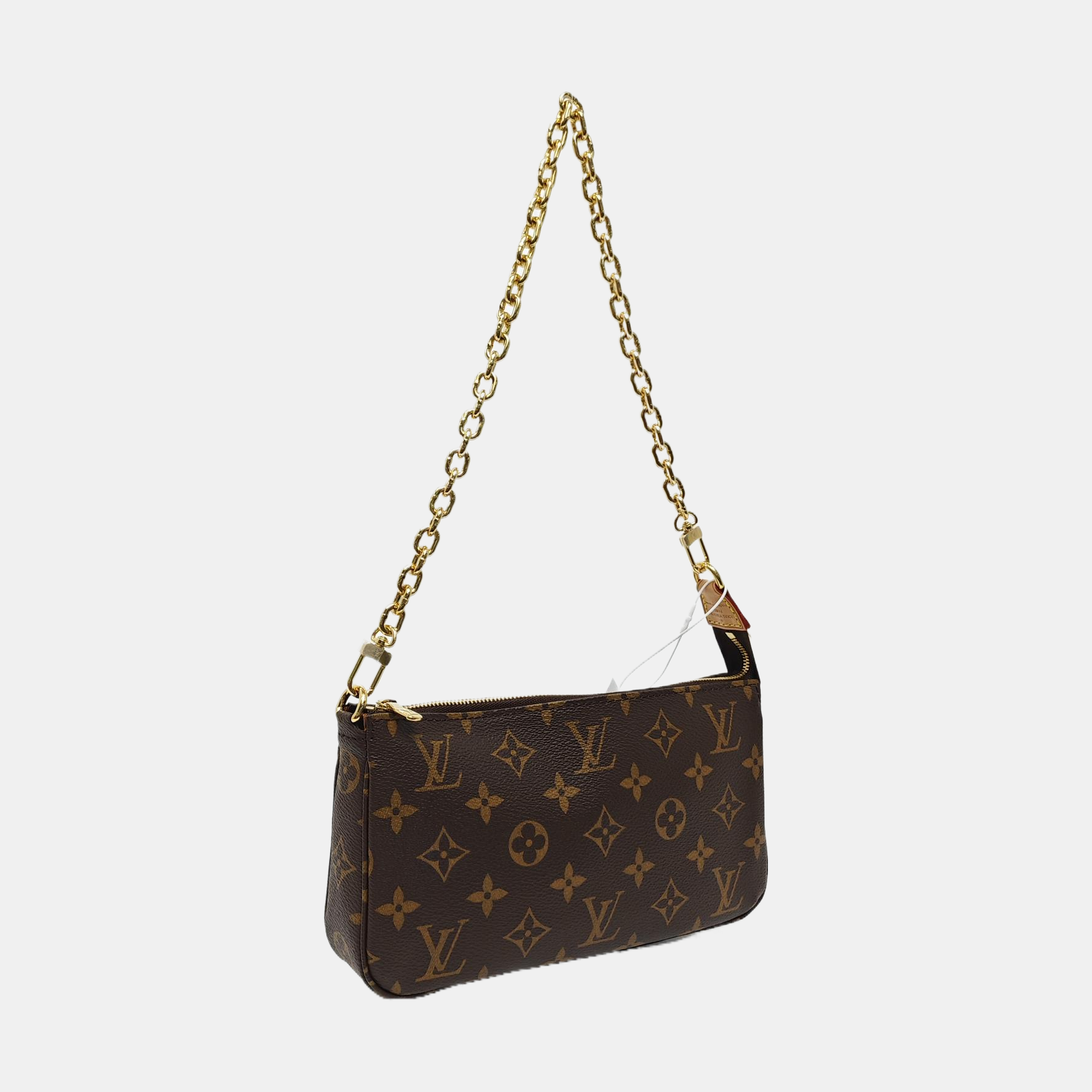 POCHETTE ACCESSOIRES GM Monogram Coated Canvas Brown