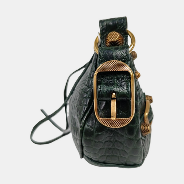 Le Cagole Small Calfskin Green