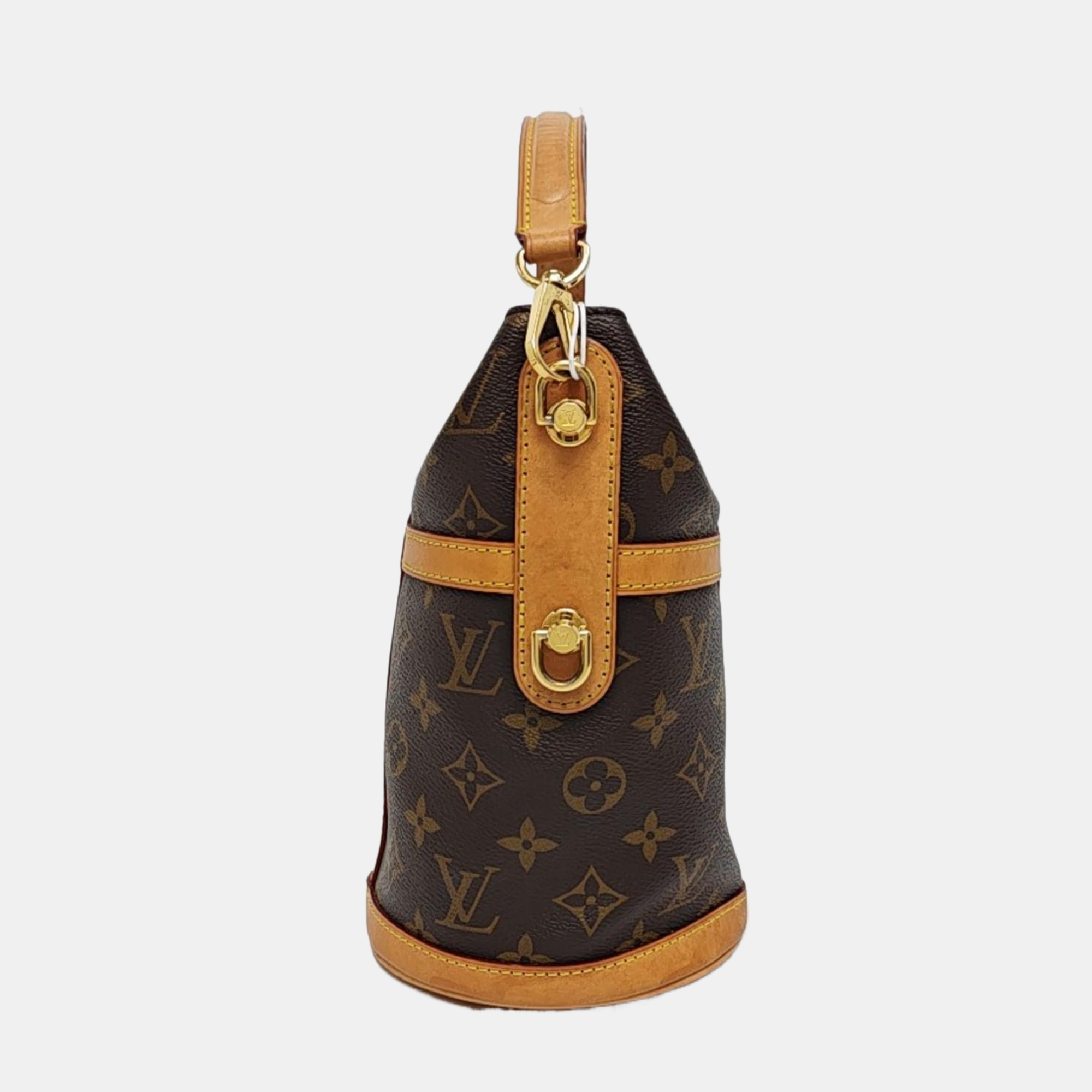 DUFFLE Monogram Coated Canvas Brown