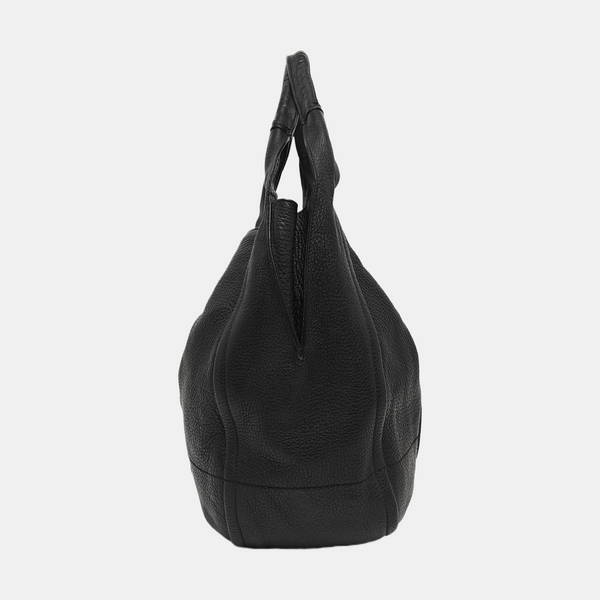 Gancini Quilted Calfskin Black