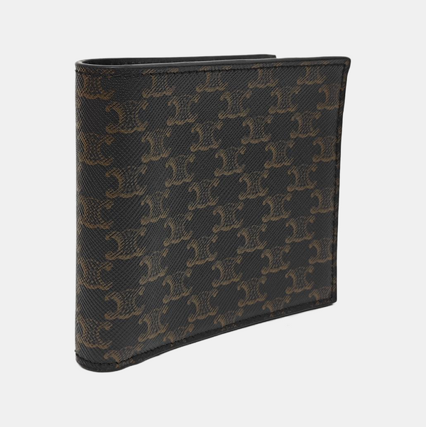 Coated Canvas Wallet Brown