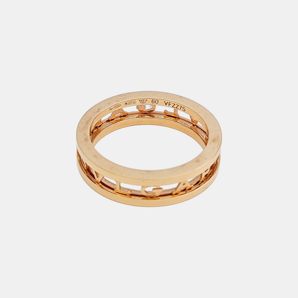 B.ZERO1 18k Rose Gold Ring EU 60