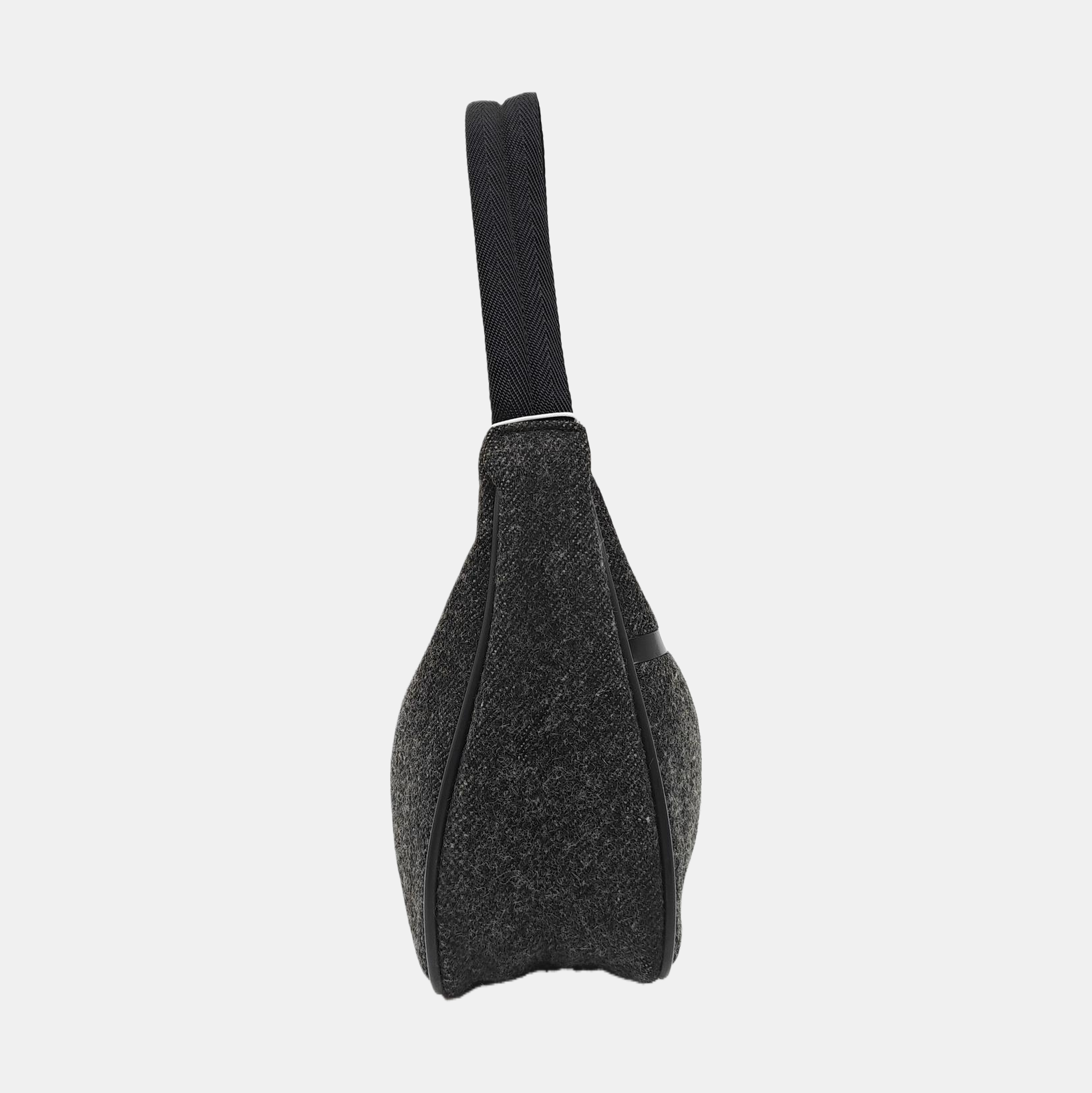 Authenticated pre-owned  Re-Edition Wool Gray - Top Handle Bag at Looply