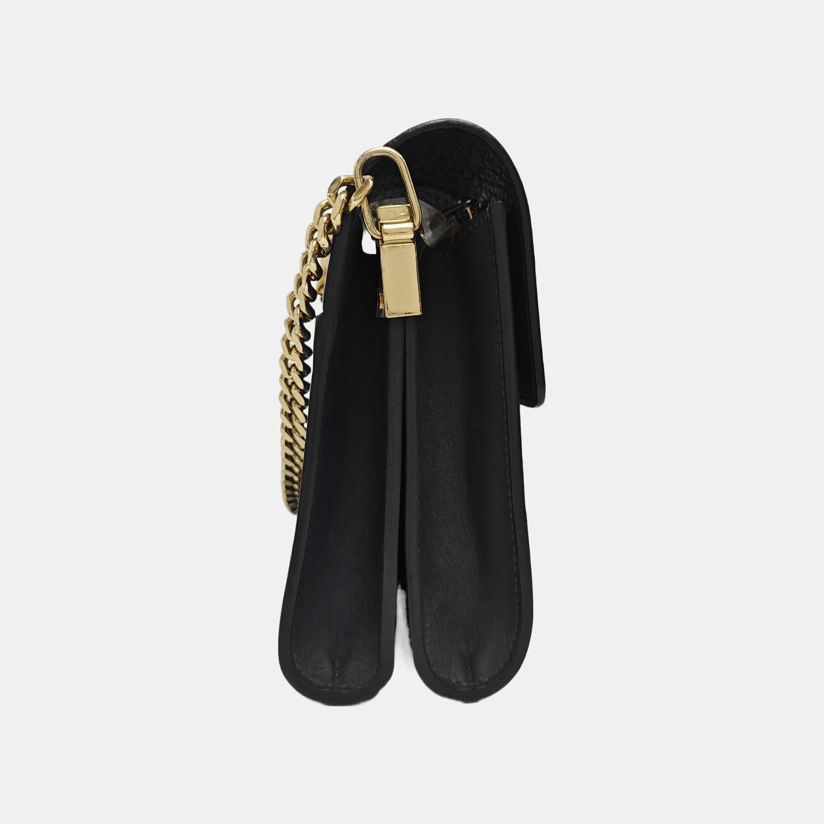 Calfskin Crossbody Bag Black