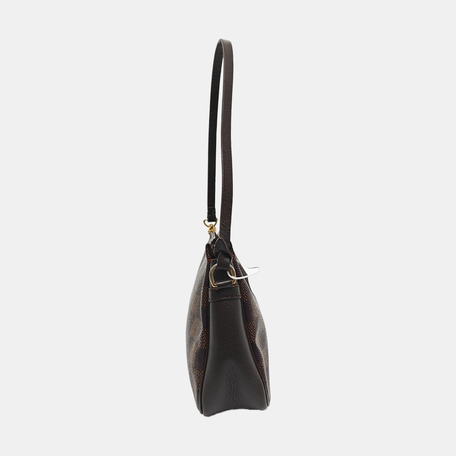 TROUSSE MAKE UP Damier Ebene Coated Canvas Brown