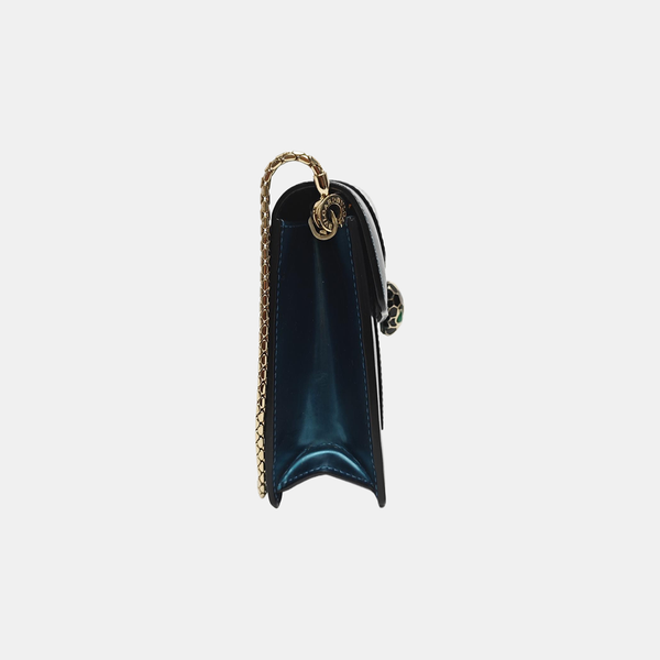 SERPENTI FOREVER Quilted Calfskin Blue