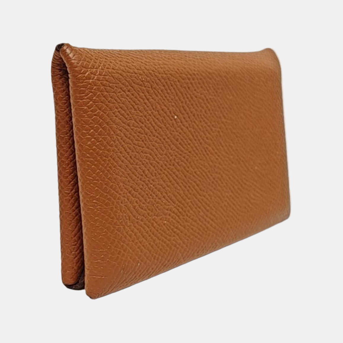 Calvi Epsom Brown Card Holder