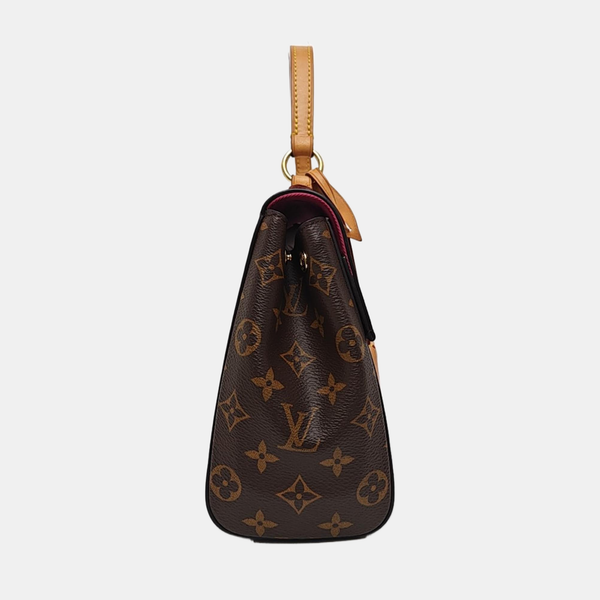 CLUNY PM Monogram Coated Canvas Brown