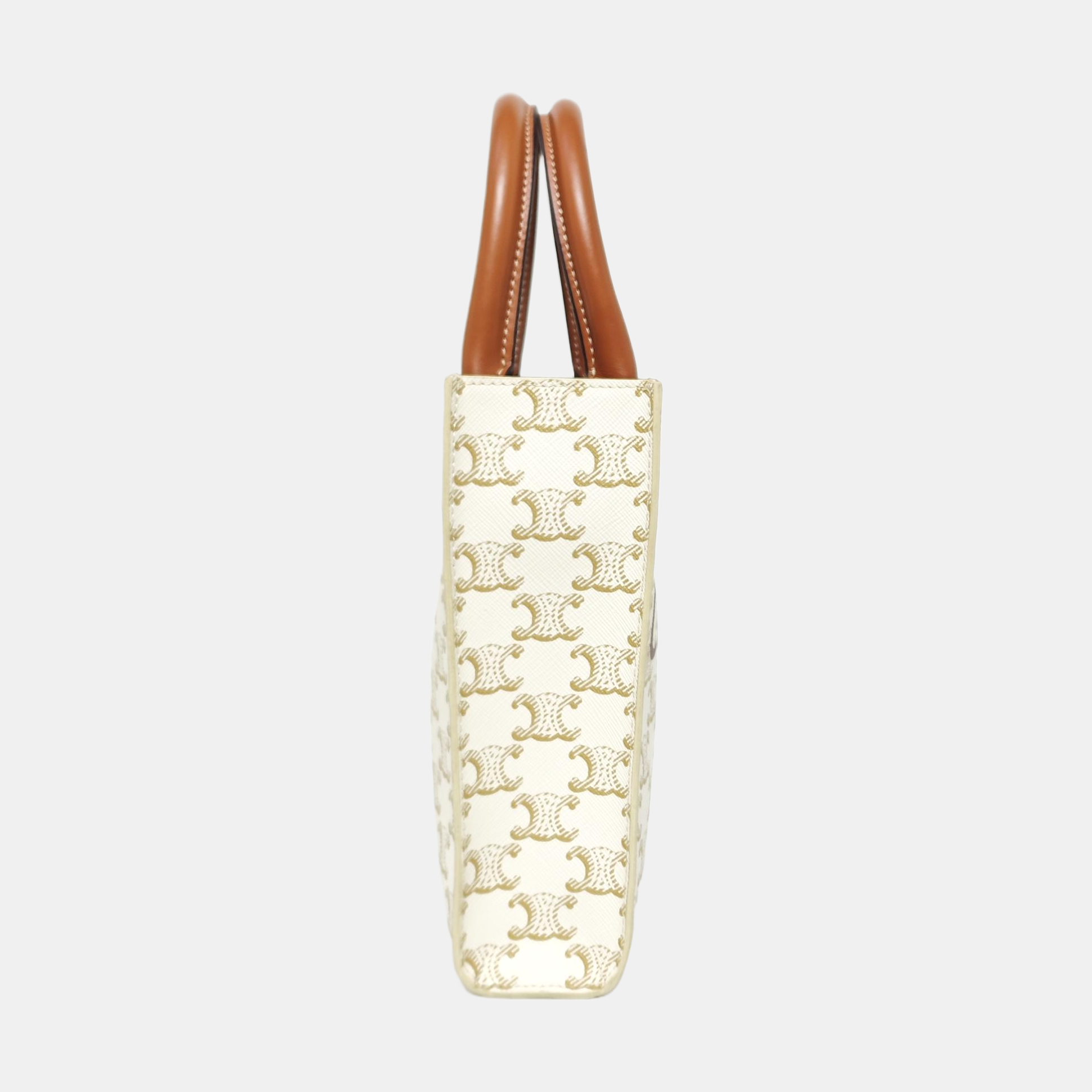 CABAS CELINE Mini Coated Canvas White