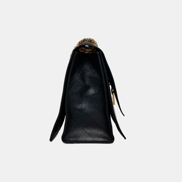 Crush Medium Calfskin Black