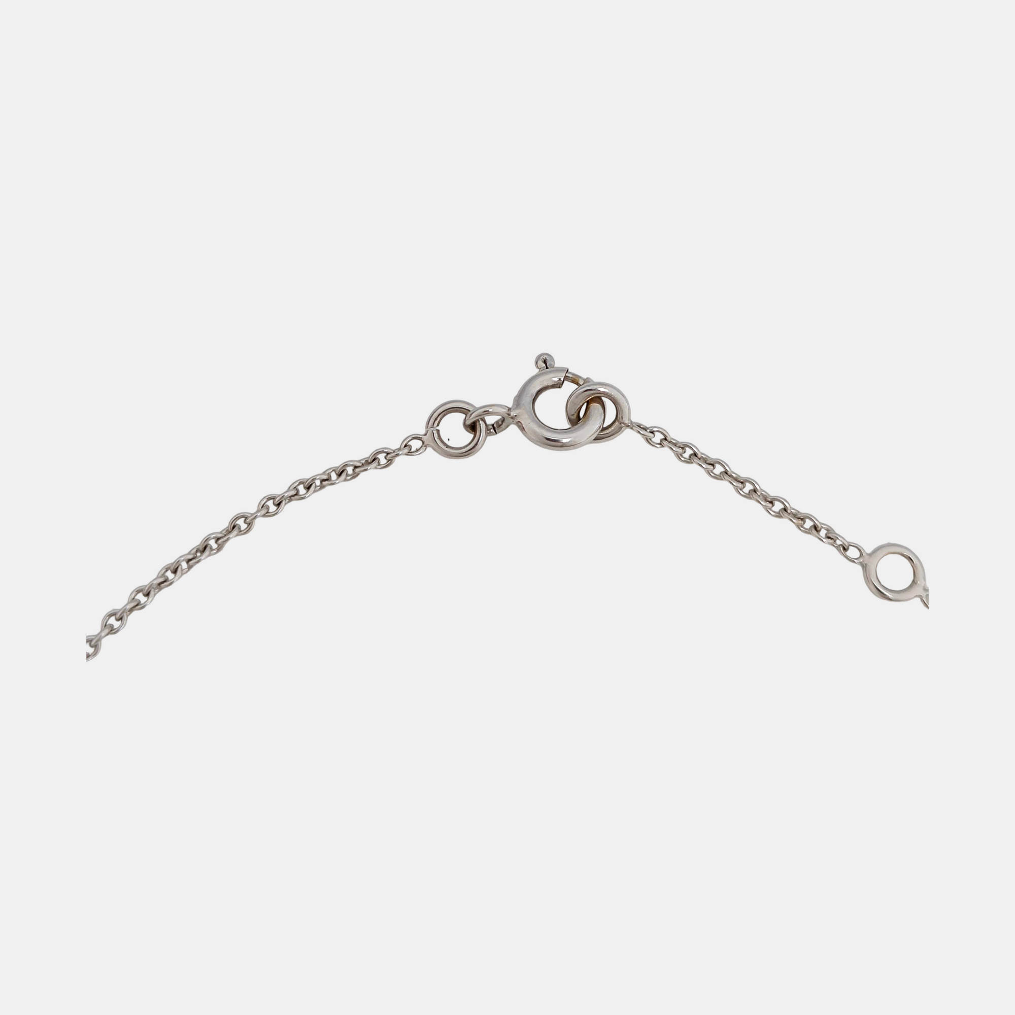 Oui 18k White Gold Silver Necklace