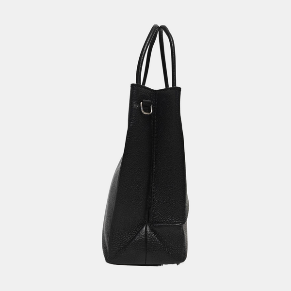 Shopping Bag Large Calfskin Black