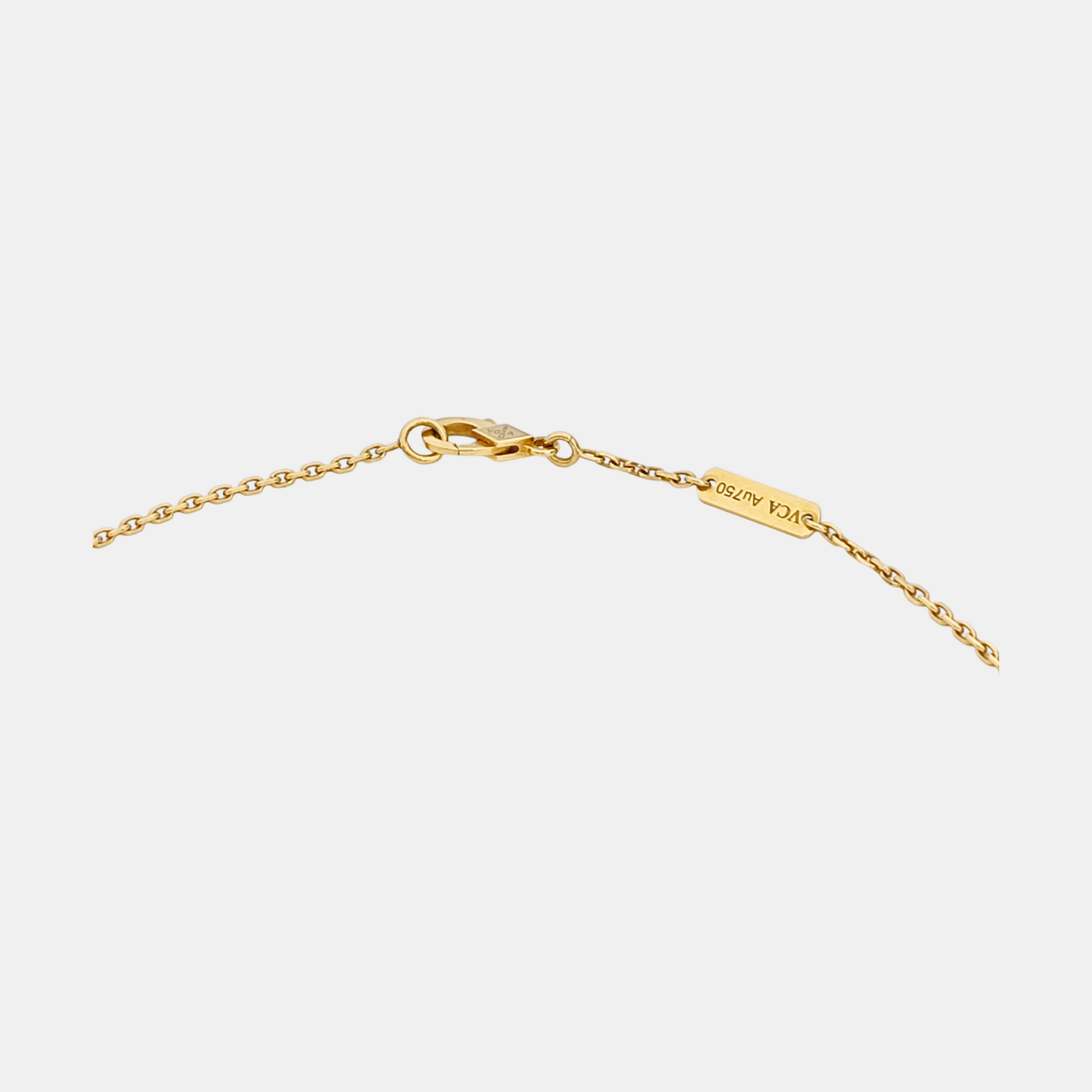 Vintage Alhambra 18k Gold Necklace