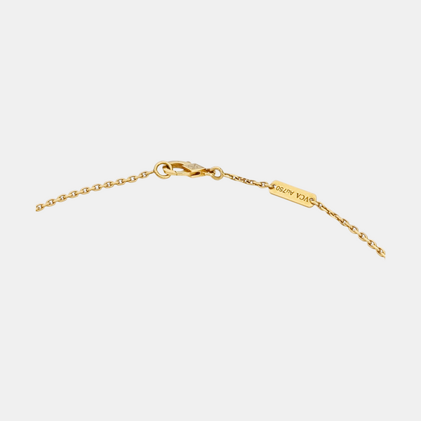 Vintage Alhambra 18k Gold Necklace