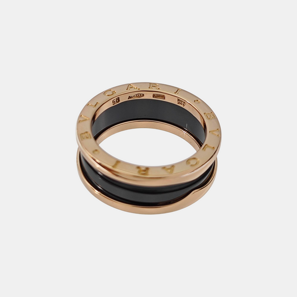 B.ZERO1 18k Rose Gold Ring EU 56