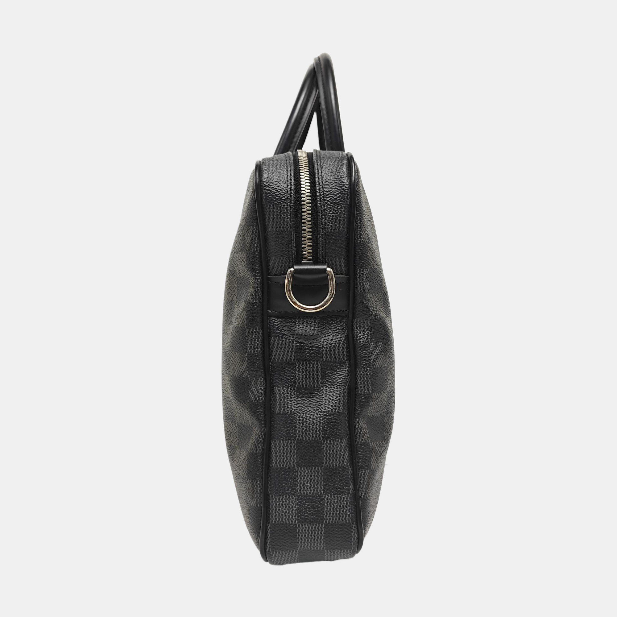 PORTE-DOCUMENTS PM Damier Graphite Coated Canvas Black