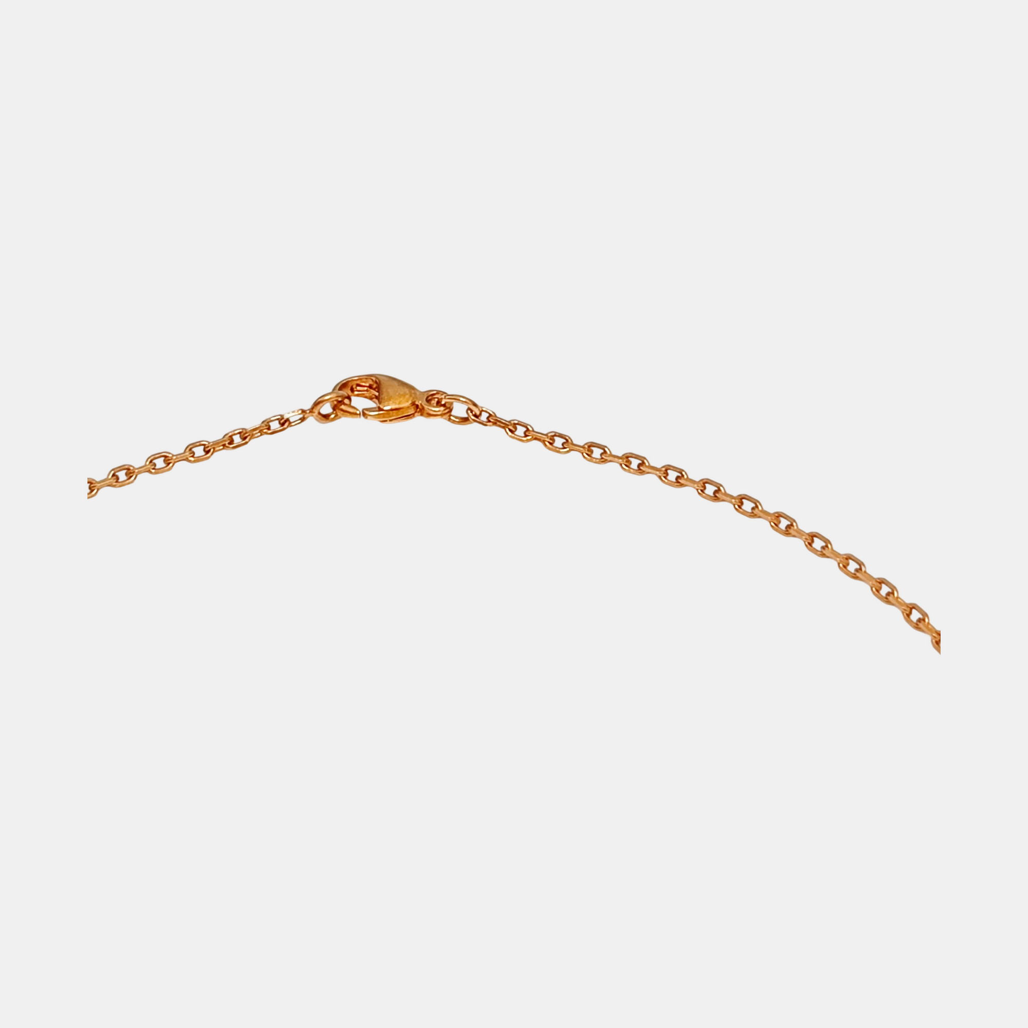 Pop H Metal Rose Gold Necklace