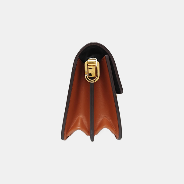 DAUPHINE Mini Monogram Coated Canvas Brown