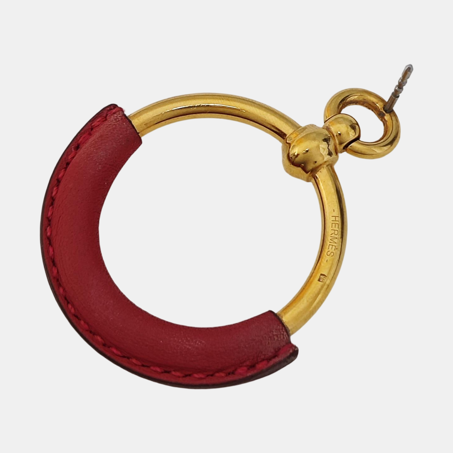Loop Metal Gold Stud Earrings