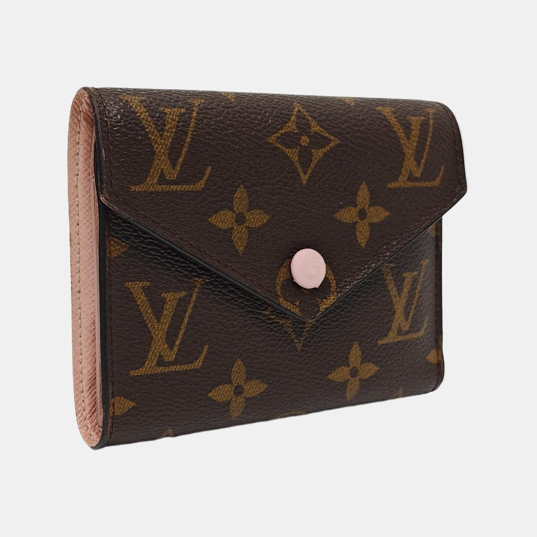 VICTORINE Monogram Coated Canvas Brown Wallet