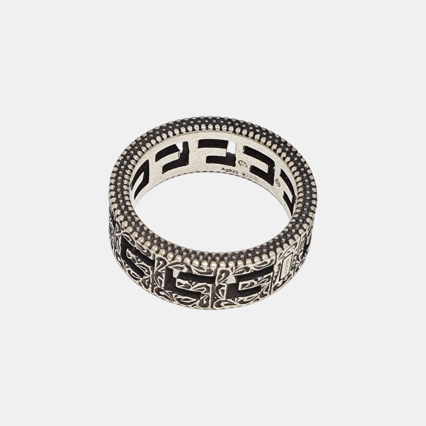 925 Sterling Silver Ring HK 12