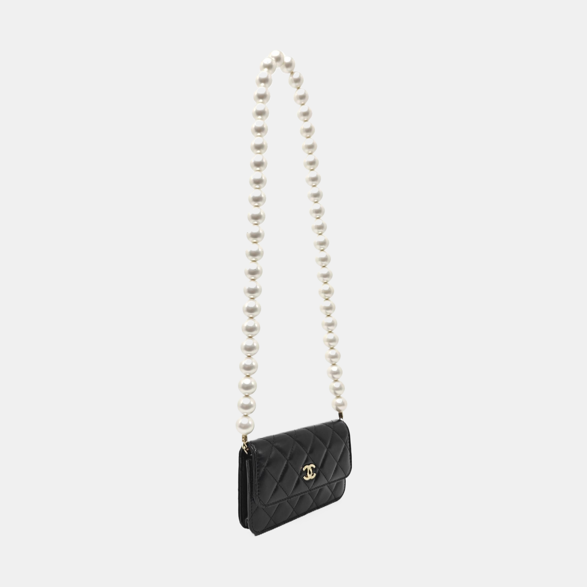 WOC Quilted Calfskin Black