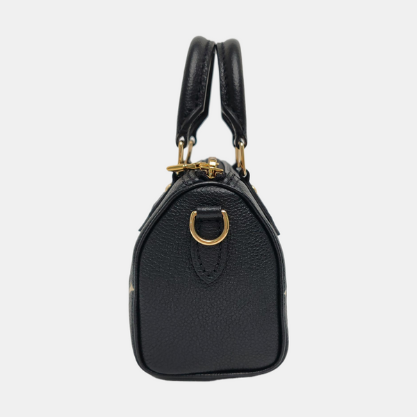 SPEEDY Nano Monogram Calfskin Black