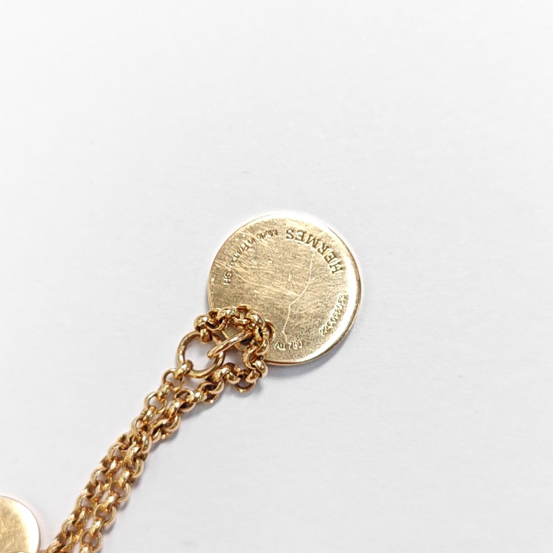 Hermes Ex-Libris 18k Rose Gold Bracelet