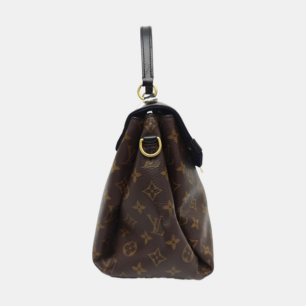 GEORGES MM Monogram Coated Canvas Brown