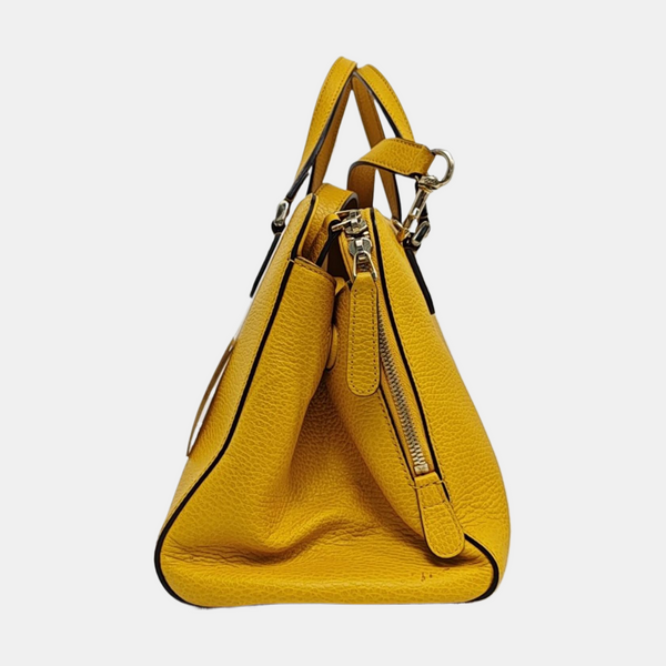 Calfskin Tote Bag Yellow