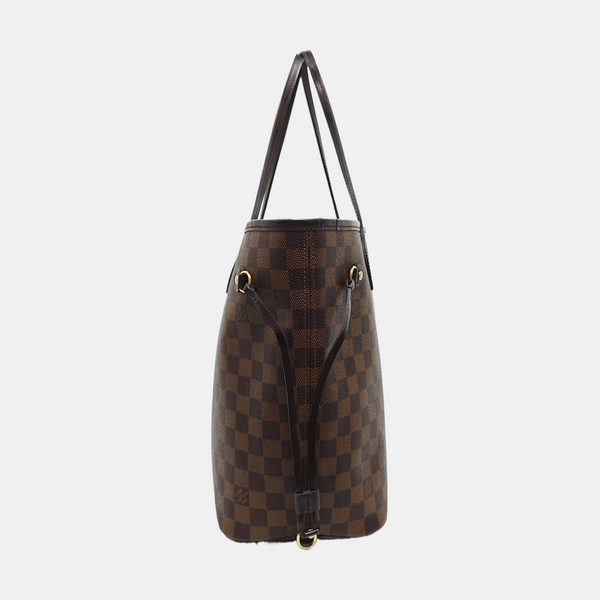 NEVERFULL MM Damier Ebene Coated Canvas Brown
