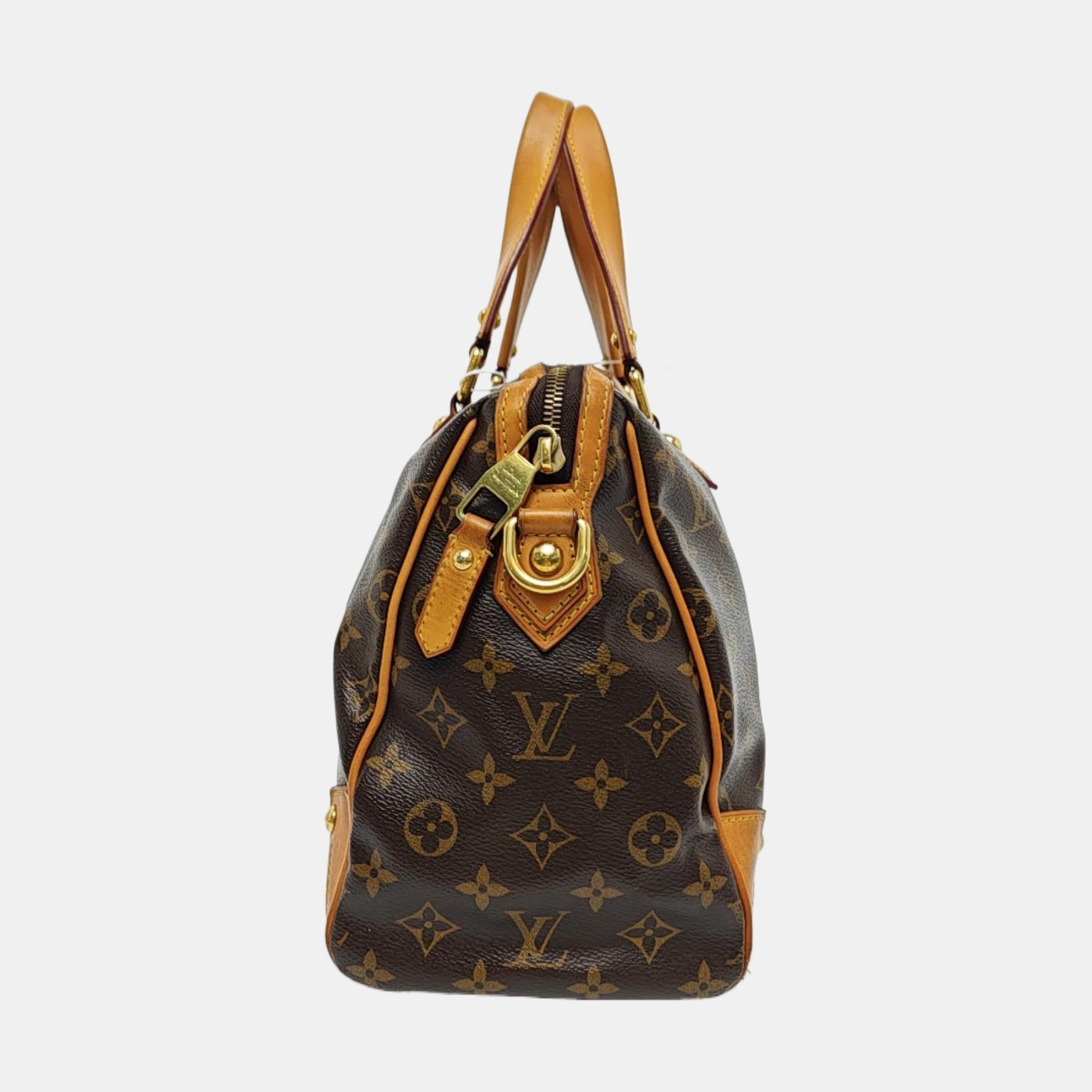 RETIRO NM Monogram Coated Canvas Brown