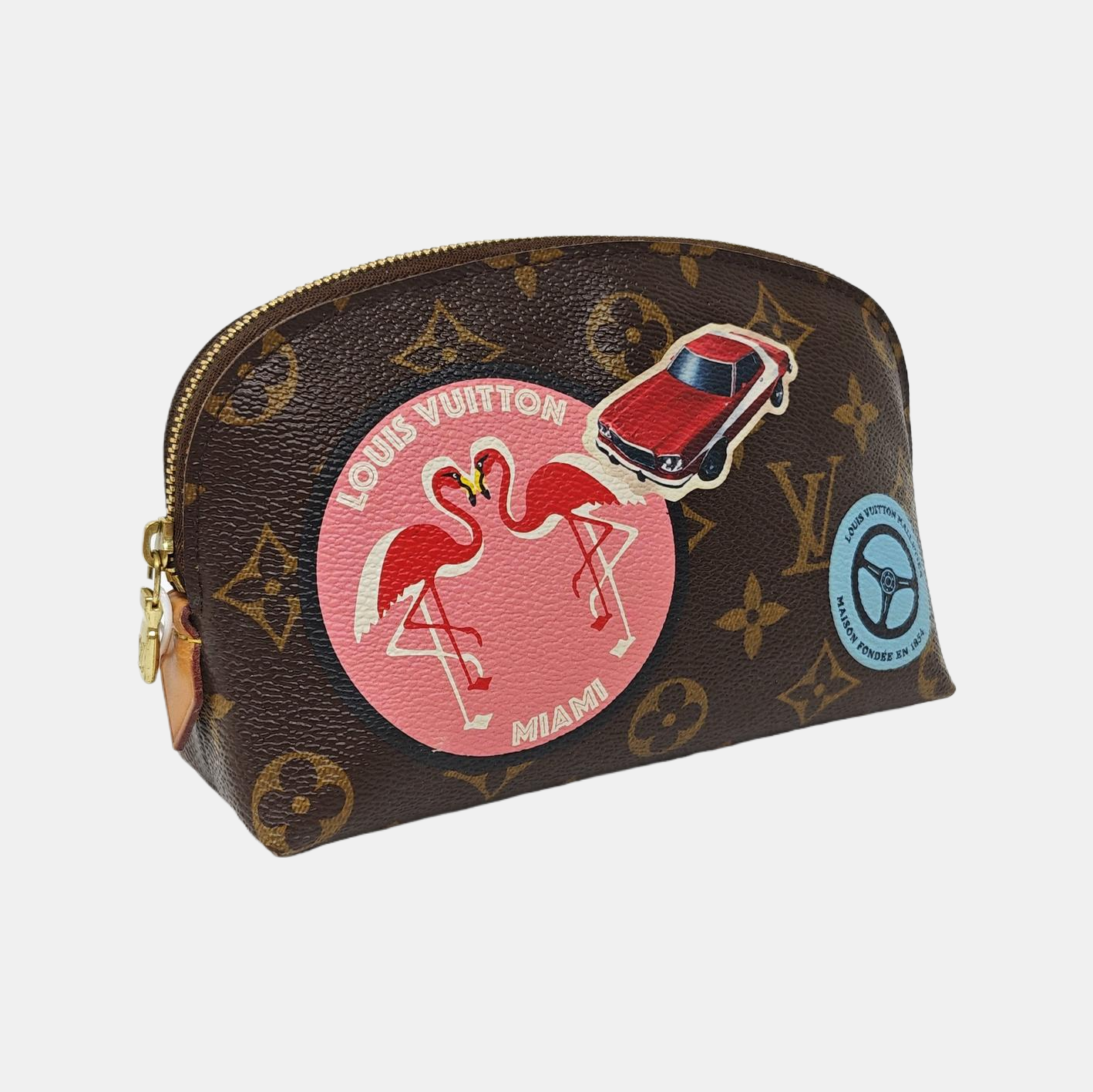 COSMETIC PM Monogram Coated Canvas Multicolor