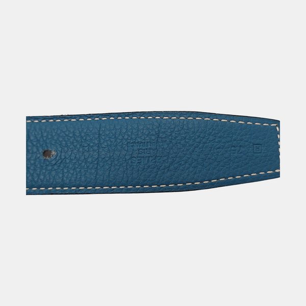 Leather Belt Blue
