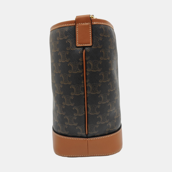 TRIOMPHE CANVAS Small Coated Canvas Brown