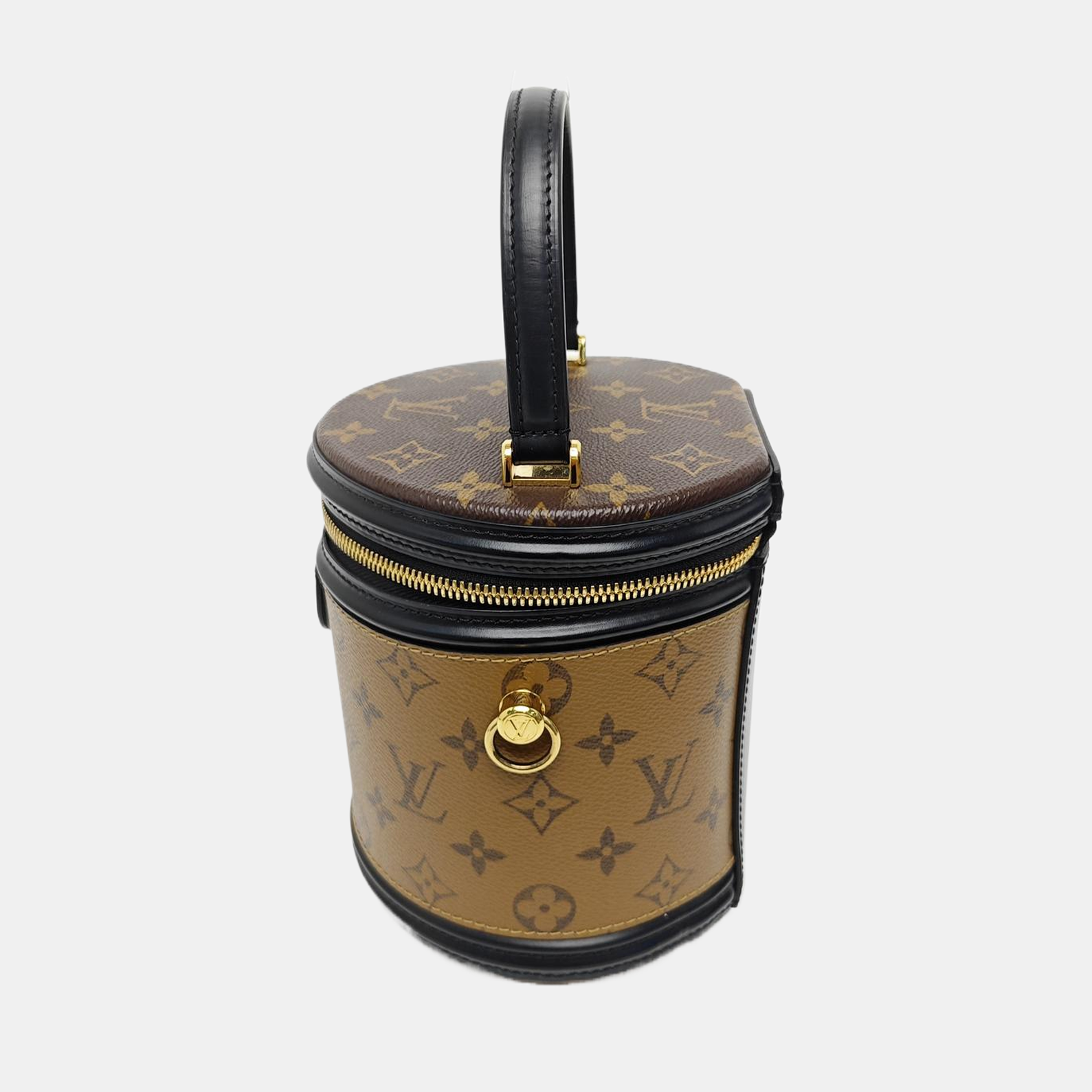CANNES PM Monogram Coated Canvas Brown
