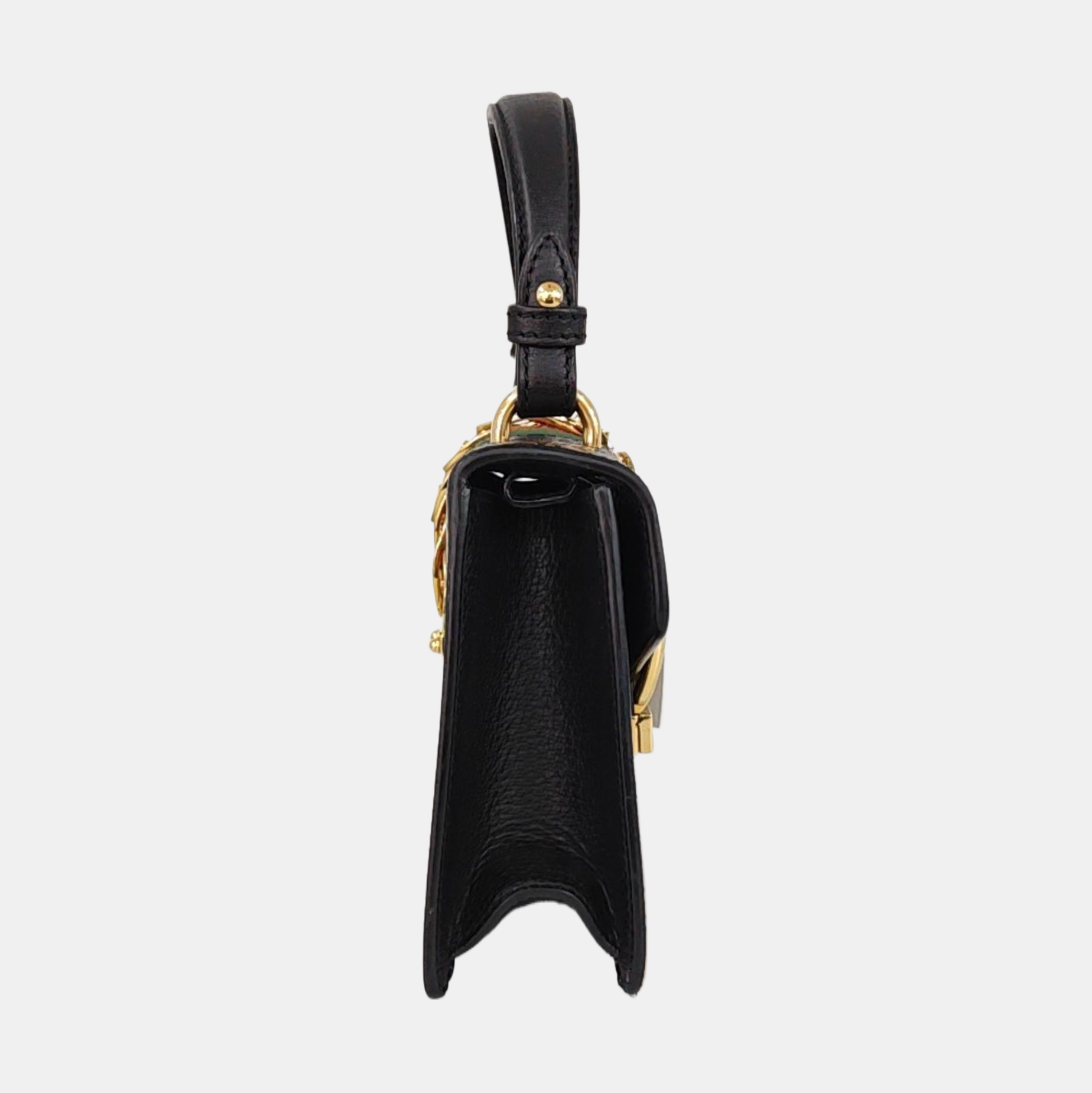 Sylvie Mini Calfskin Black
