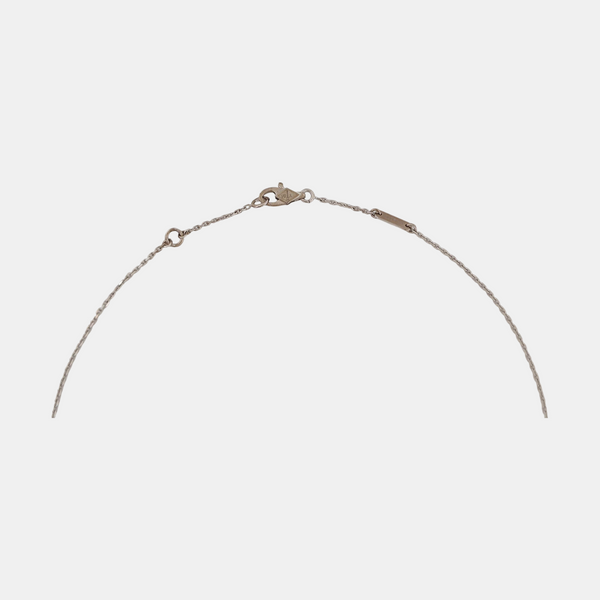 Sweet Alhambra 18k White Gold Silver Necklace