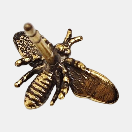 Metal Gold Stud Earrings